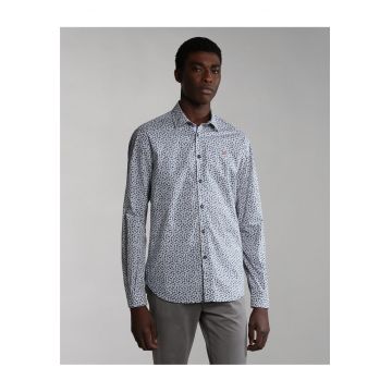 Camasa cu maneci lungi si imprimeu floral Courma -