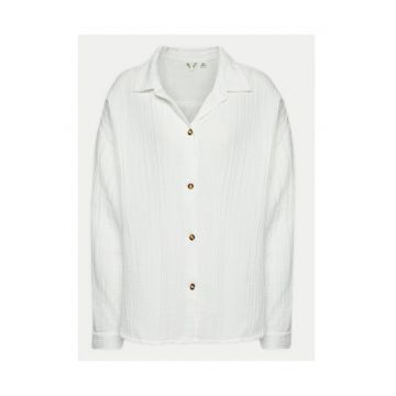 Camasa dama -  63321 - Bumbac - Alb