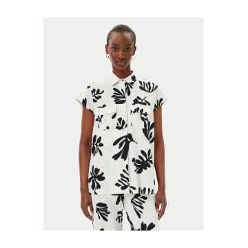 Camasa dama  albnegru