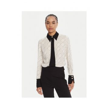 Camasa dama  albnegru