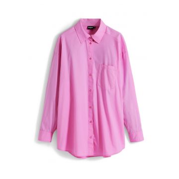 Camasa dama -  bumbac - roz