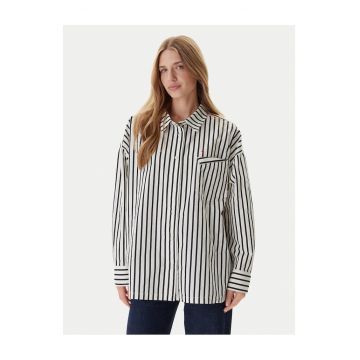 Camasa dama  ecru - negru