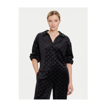 Camasa dama  neagra - textil