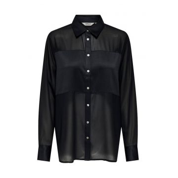 Camasa dama -  poliester - neagra