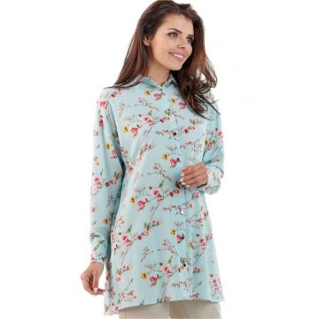 Camasa dama -  Shaflour - cer albastru -