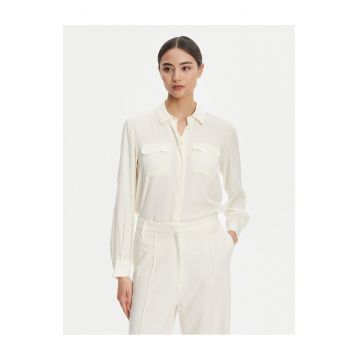 Camasa de dama  alba - fara guler