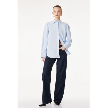 Camasa lejera cu guler clasic - Albastru deschis