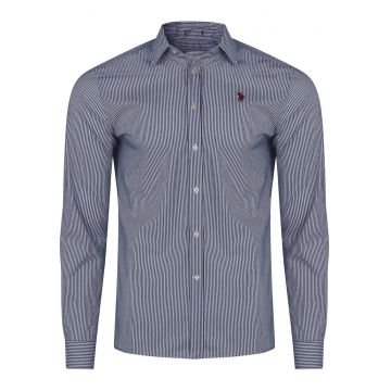 Camasa pentru barbati Model CALE Slim Fit Albastru - Albastru