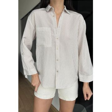 dama -  camasa dungi - textil - Maro