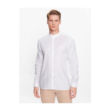 Camasa barbati  alb - bumbac -