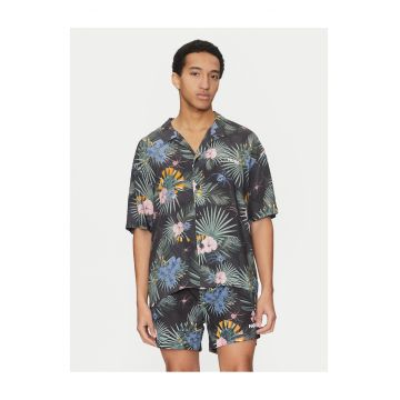 Camasa barbati  culoare verde - bumbac