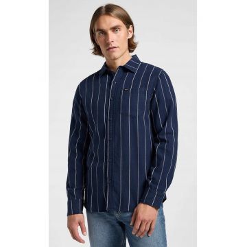 Camasa barbati -  model MERCANTILE - supradimensionata - bumbac - Albastru