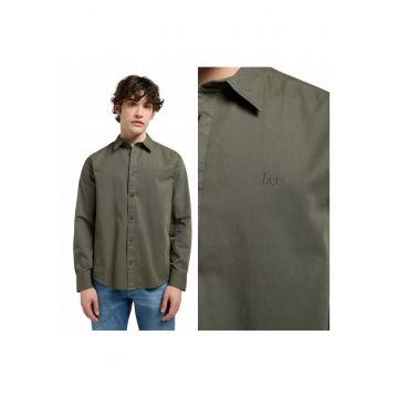 Camasa barbati -  Patch Shirt - bumbac - verde -