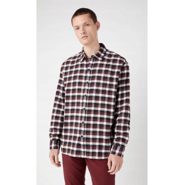 Camasa barbati -  regular fit - bej roscat - bumbac - maneca scurta -