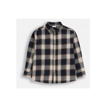 Camasa copii -  multicolor - bumbac - maneca lunga - pentru baieti