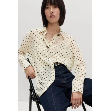 Camasa cu buline - Negru/Bej