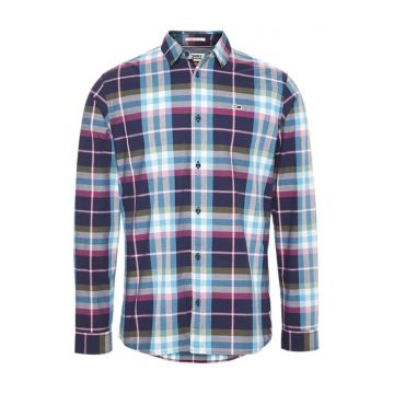 Camasa cu carouri Essential - Bleumarin