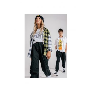 Camasa cu carouri si aspect 2 in 1