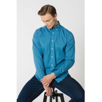 Camasa cu guler fixat cu nasturi Shuar - Albastru