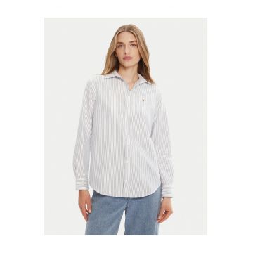 Camasa dama  albastru deschis - in dungi