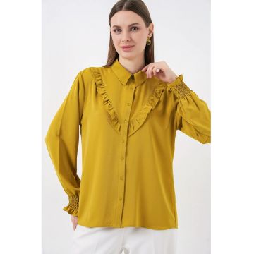 Camasa dama -  Textil - Amber yellow