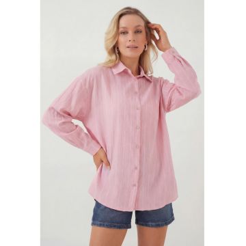 Camasa dama -  Textil - Roz