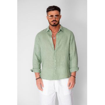 Camasa din 100% In Light Olive 20735 - Verde masliniu deschis