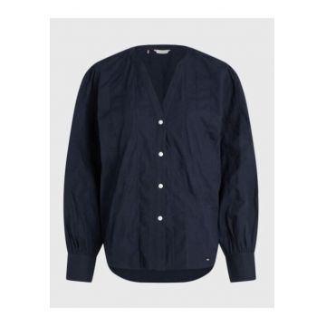 Camasa din bumbac in V