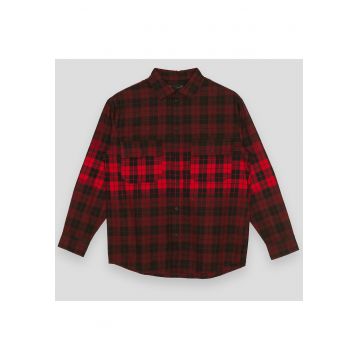 Camasa in carouri cu maneca lunga