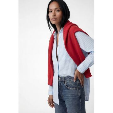 Camasa lunga cu dungi - Albastru