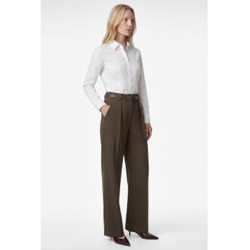 Camasa regular-fit cu guler clasic - Alb optic