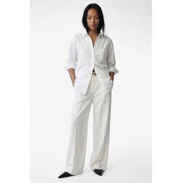 Camasa regular-fit cu guler clasic - Alb