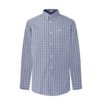 Camasa slim fit in carouri cu guler Oxford Pembridge