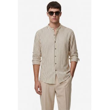 Camasa-tunica regular fit - Negru/Crem