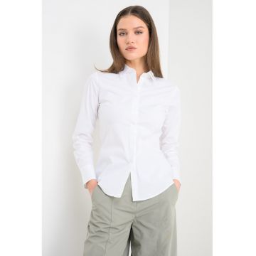 Camasa uni cambrata Mestre - Alb optic