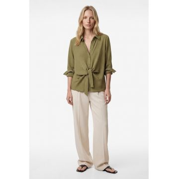 Camasa uni cu design nod - Kaki