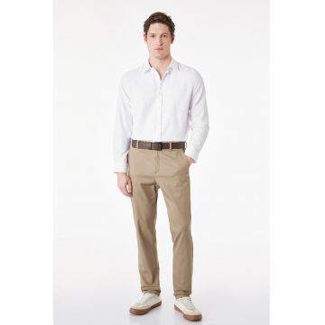 Camasa uni cu guler - Alb