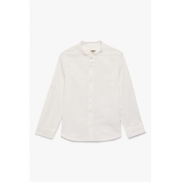 Camasa uni cu maneci lungi - Alb