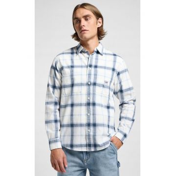 Camasa  WORKWEAR SHIRT 2.0 - supradimensionata - bumbac - Albastru