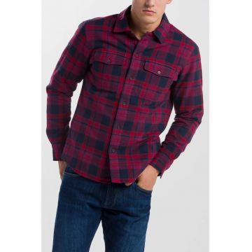 Camasa barbati captusita  3004524 - Rosu | Albastru