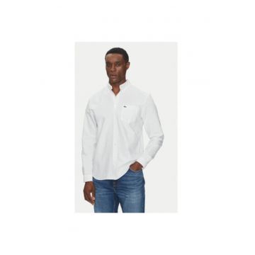 Camasa barbati  CH1911 - Bumbac organic - Alb - Alb