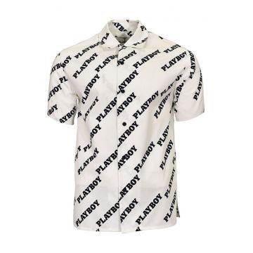 Camasa barbati -  maneca scurta - alb