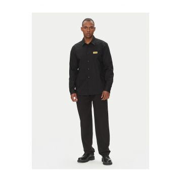 Camasa barbati -  slim fit - negru - bumbac -