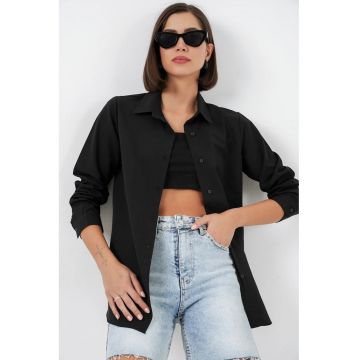 Camasa  bumbac - Negru