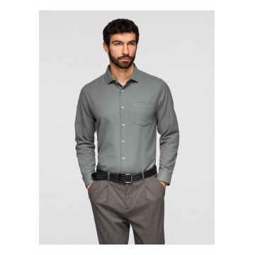 Camasa clasica cu croiala regular fit  K694 - Kaki