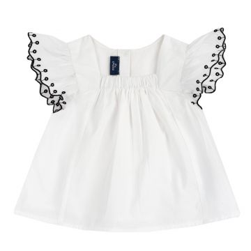 Camasa copii Chicco, alb cu model, 01724-70MC