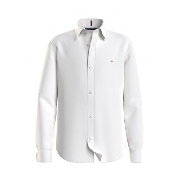 Camasa cu guler ascutit - Alb optic