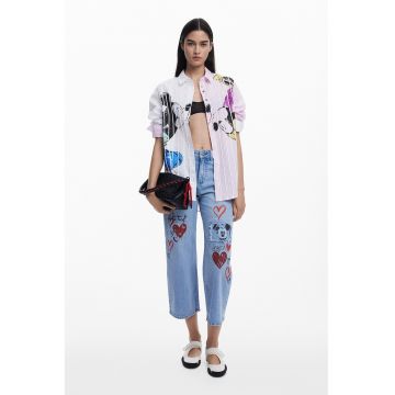 Camasa cu imprimeu cu Mickey Mouse