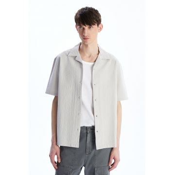 Camasa cu maneci scurte - Crem