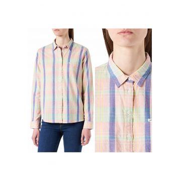 Camasa dama  One Pocket - roz - bumbac - marimea